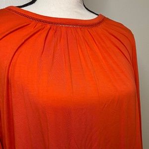 Long Sleeve Top with Neck Detail